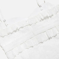 Stijlvolle Witte Geborduurde Maxi Jurk – Alina
