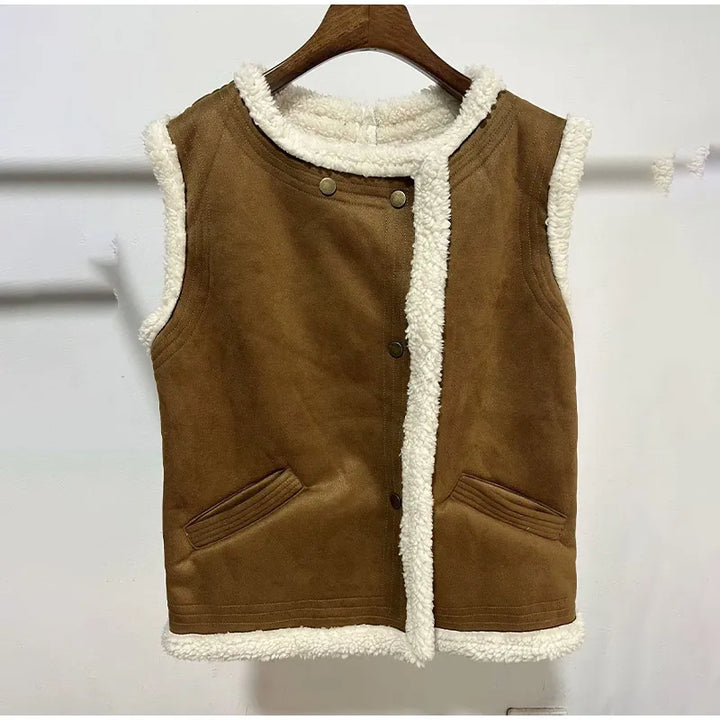 Janet Leren Winter Vest | Stylish & Timeless
