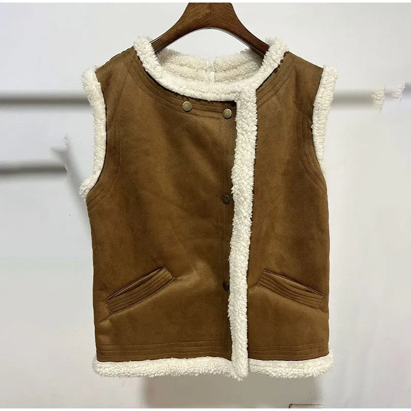 Janet Leren Winter Vest | Stylish & Timeless
