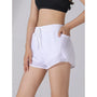 Atmungsaktive & Schnell Trocknende High-Waist Damen-Fitnessshorts – Mira