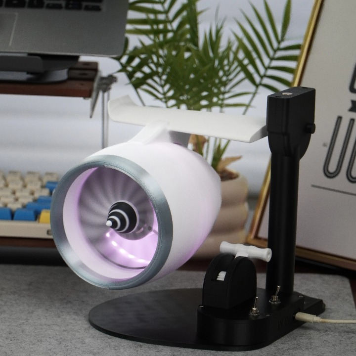 Turbojet Fan-Type Mist Humidifier with RGB Lighting – AeroMist