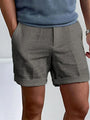 Leichte Herren-Leinen-Sommershorts mit Relaxter Passform - Jorin