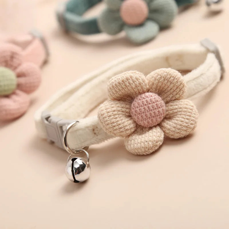Verstelbare Kattenhalsband met Bloem - FlowerCharm