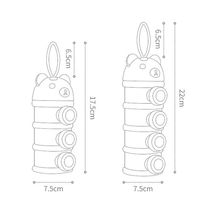 Baby Milk Powder Tower | Also handy for storing snacks