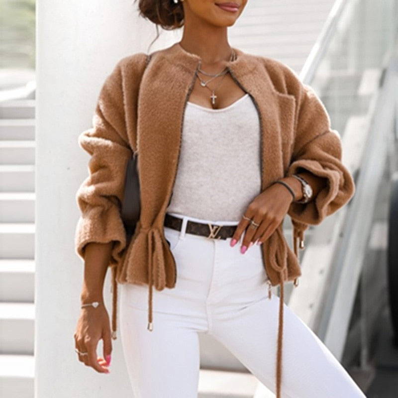 Julie Winter Coat | A casual jacket with a unique design