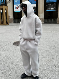 Oversized heren trainingspak met hoodie & joggingbroek - Bastian