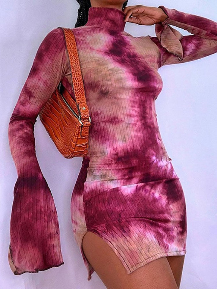 Beatrice Kleid | Mit fröhlichem Tie-Dye Muster