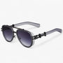 Übergroße Steampunk Sonnenbrille mit polarisierten Gläsern – Arclight