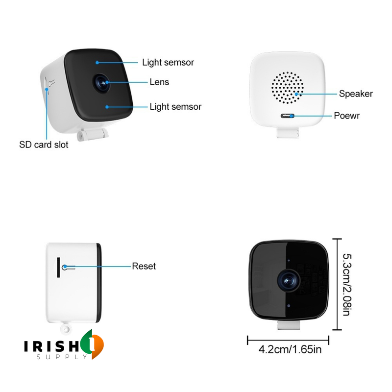 Smart AI Window Security Camera with Night Vision 3