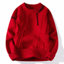 Patchwork-Herrenpullover - Jasper