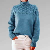 Gestrickter Damenrollkragenpullover - Isabelle