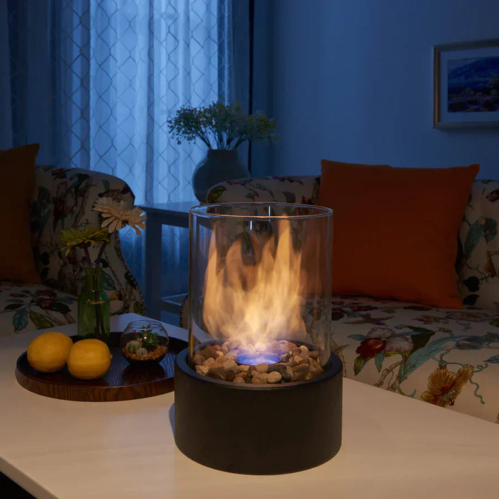 Zeitgenössische tragbare Feuerquelle - GlowFlicker