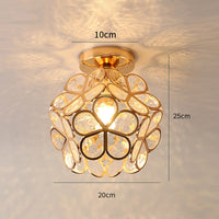 Glas Blumen Deckenleuchte - FloraGlow