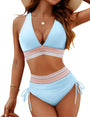 Korrigierendes Bikini-Set mit High-Waist-Slip & Push-Up-Top – Selina | 1 kaufen, 1 gratis