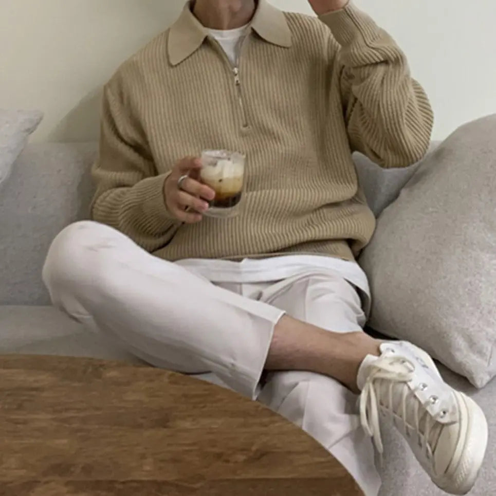 Klassischer Herren-Sweater mit Reißverschluss - Wellington