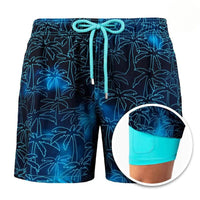 Trendige Herren-Badeshorts mit Print – Julien
