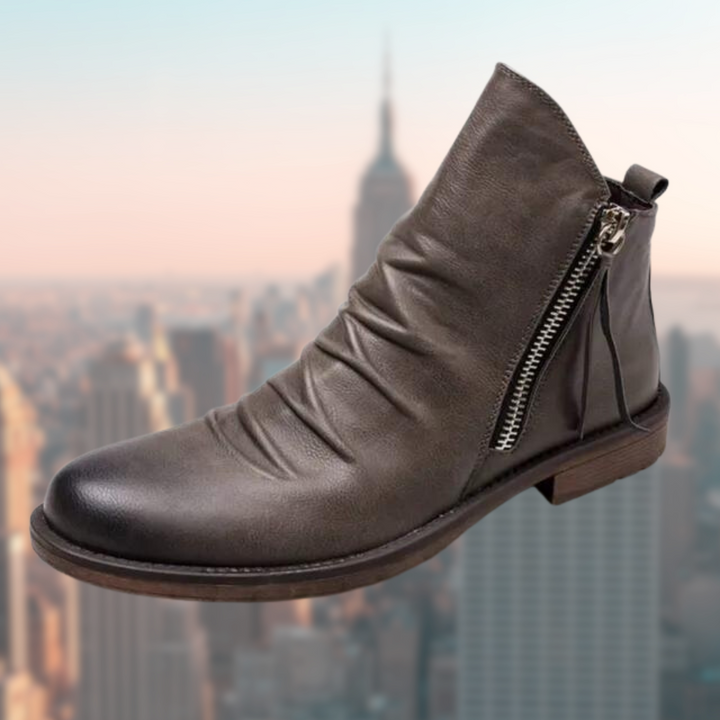 Stilvolle Leder Herrenstiefel - Milan