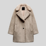 Damen Teddyjacke mit klassischem Schnitt – Maribelle