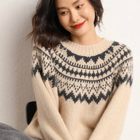 Bequemer Gestrickter Pullover für Damen - Chloe