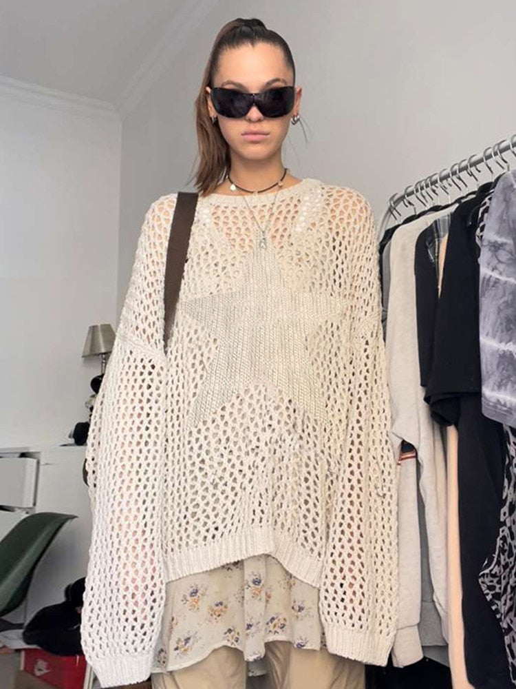 Sille Häkelpullover | Setze auf den Grunge-Look