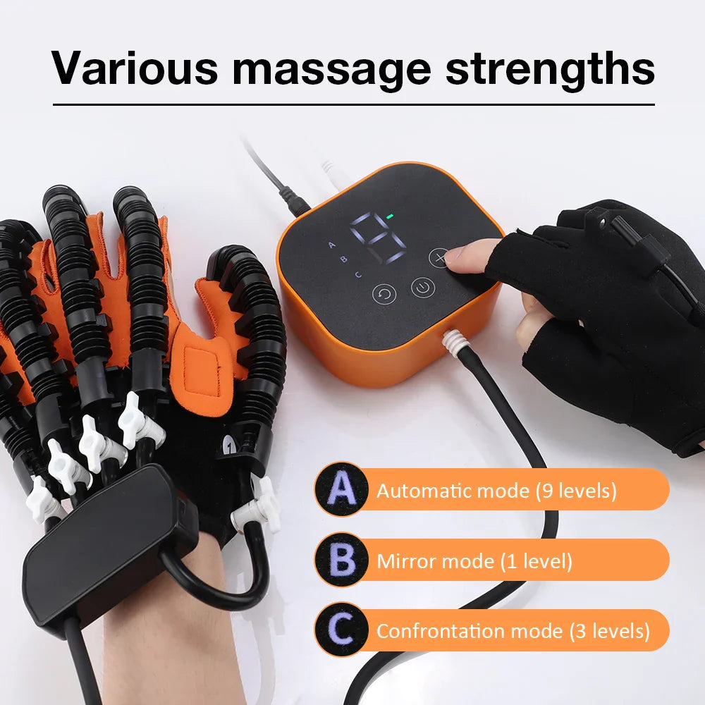 3-in-1 Elektrischer Rehabilitationshandschuh für Schlaganfall-Erholung & Handtherapie – Soren