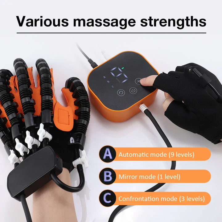3-in-1 Elektrischer Rehabilitationshandschuh für Schlaganfall-Erholung & Handtherapie – Soren