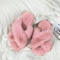 Megan Crossband Slippers | Warm & Stylish