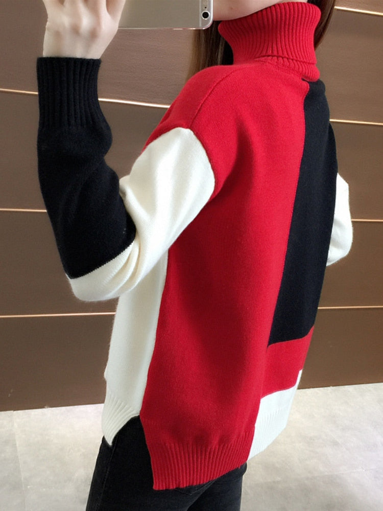 Benthe Color Block Pullover | Bequem & stilvoll
