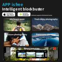 3-Achsen-Smartphone-Gimbal-Stabilisator mit AI-Tracking & Gesichtserkennung – Alvion