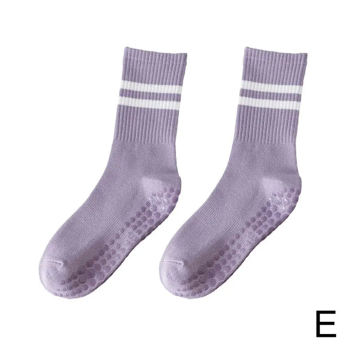 Rutschfeste Mid-Tube-Sportsocken für Fitness und Yoga - GripFit
