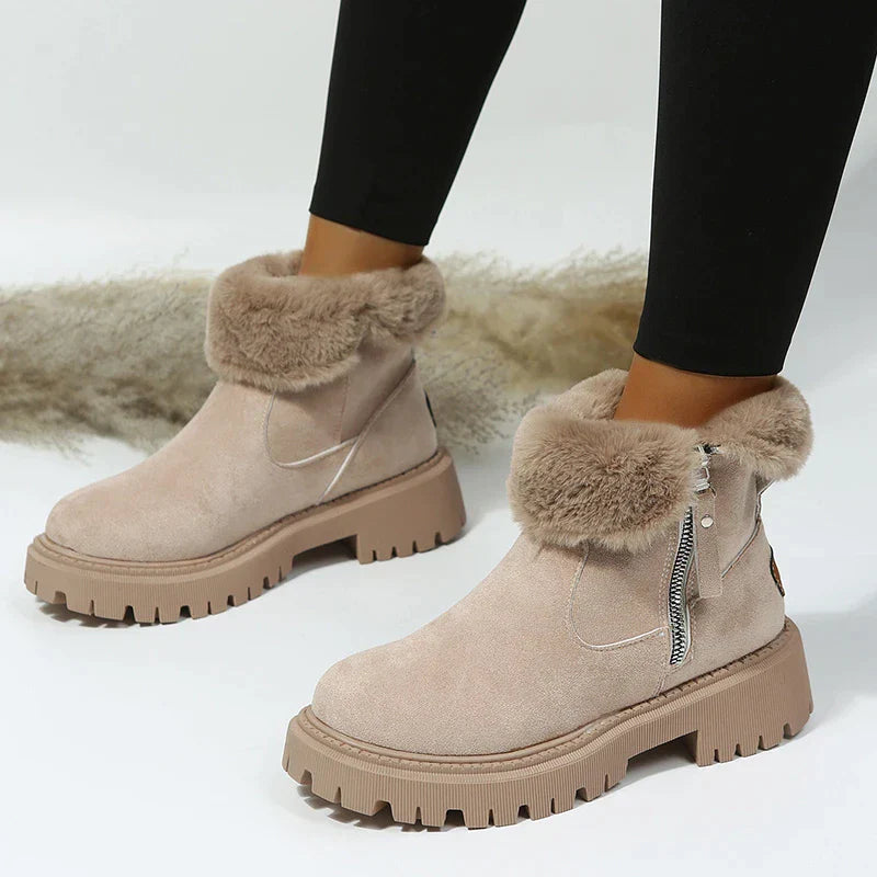 Maggie Suede Winter Boots | Warm & Versatile