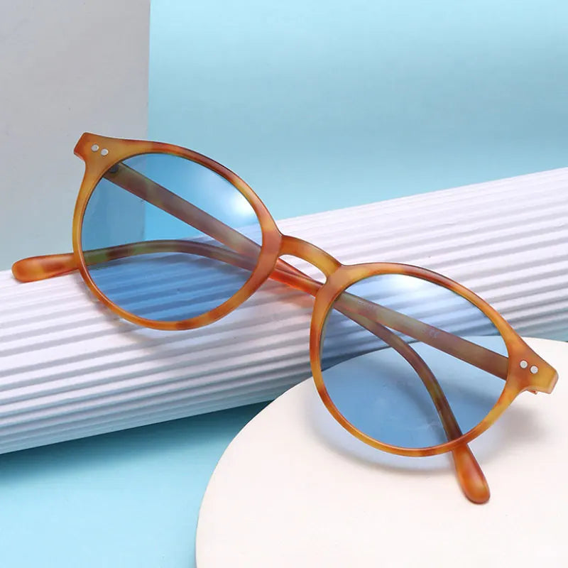 Retro-runde polarisierte Sonnenbrille - SunnyStyle