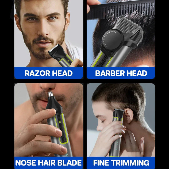 Barttrimmer & kabelloses Haarschneider-Set – HydroTrim