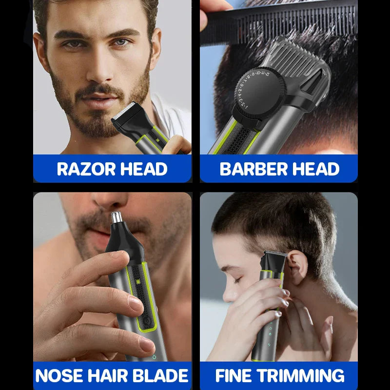 Barttrimmer & kabelloses Haarschneider-Set – HydroTrim