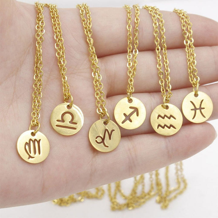 Zodiac Sign Necklace | Stainless Steel so it does not discolor