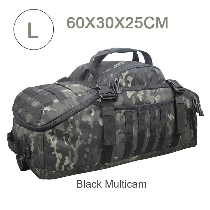 Large Tactical Travel Bag and Backpack - TrailTrek Duffle