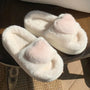 Chloe Herz Pantoffeln | Flauschig & Warm