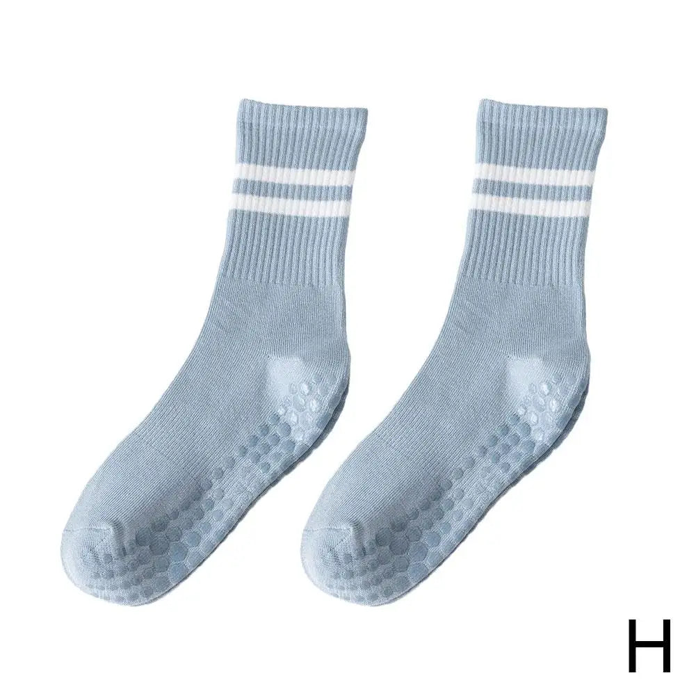 Rutschfeste Mid-Tube-Sportsocken für Fitness und Yoga - GripFit