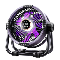 Camping Fan with 20,000mAh Battery, LED Light &amp; Remote Control – WindMate