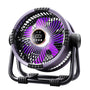 Camping-Ventilator mit 20000mAh Akku, LED-Licht & Fernbedienung – WindMate