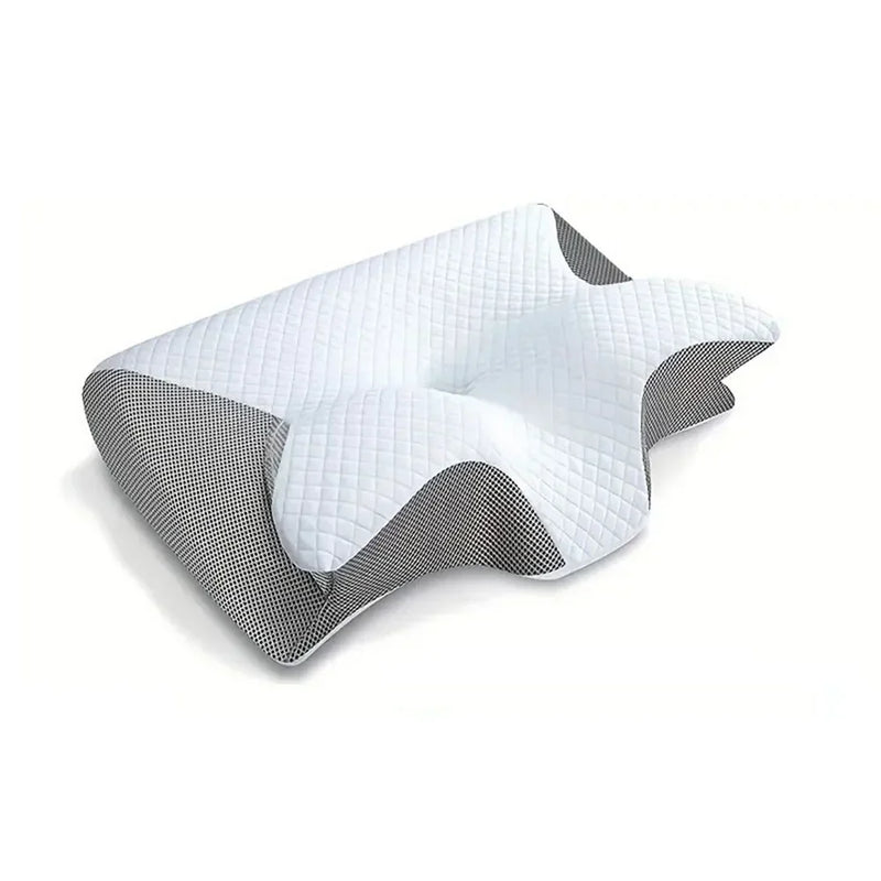 2-in-1 Geheugenfoam Nekpillow met Ergonomisch Contourontwerp – RestAlign