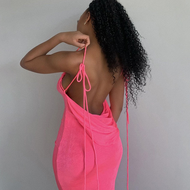Fayen Low Back Dress | Make a stunning entrance & exit