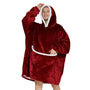 Oversize Fleece-Decke mit Kapuze & Taschen – SnugJoy