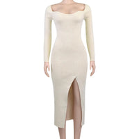 Vina Geripptes Kleid | Stilvoll & Warm