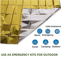 Multifunctionele Nooddeken en Isolatiedeken - ThermaShield Poncho
