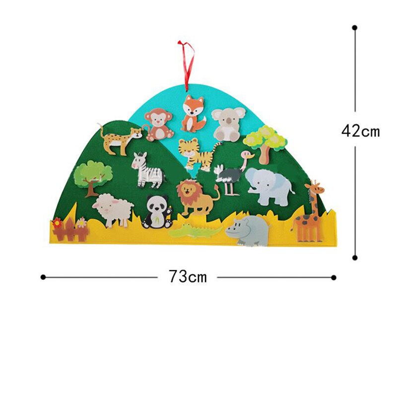 DIY Felt Board for Children - AnimalAdventure