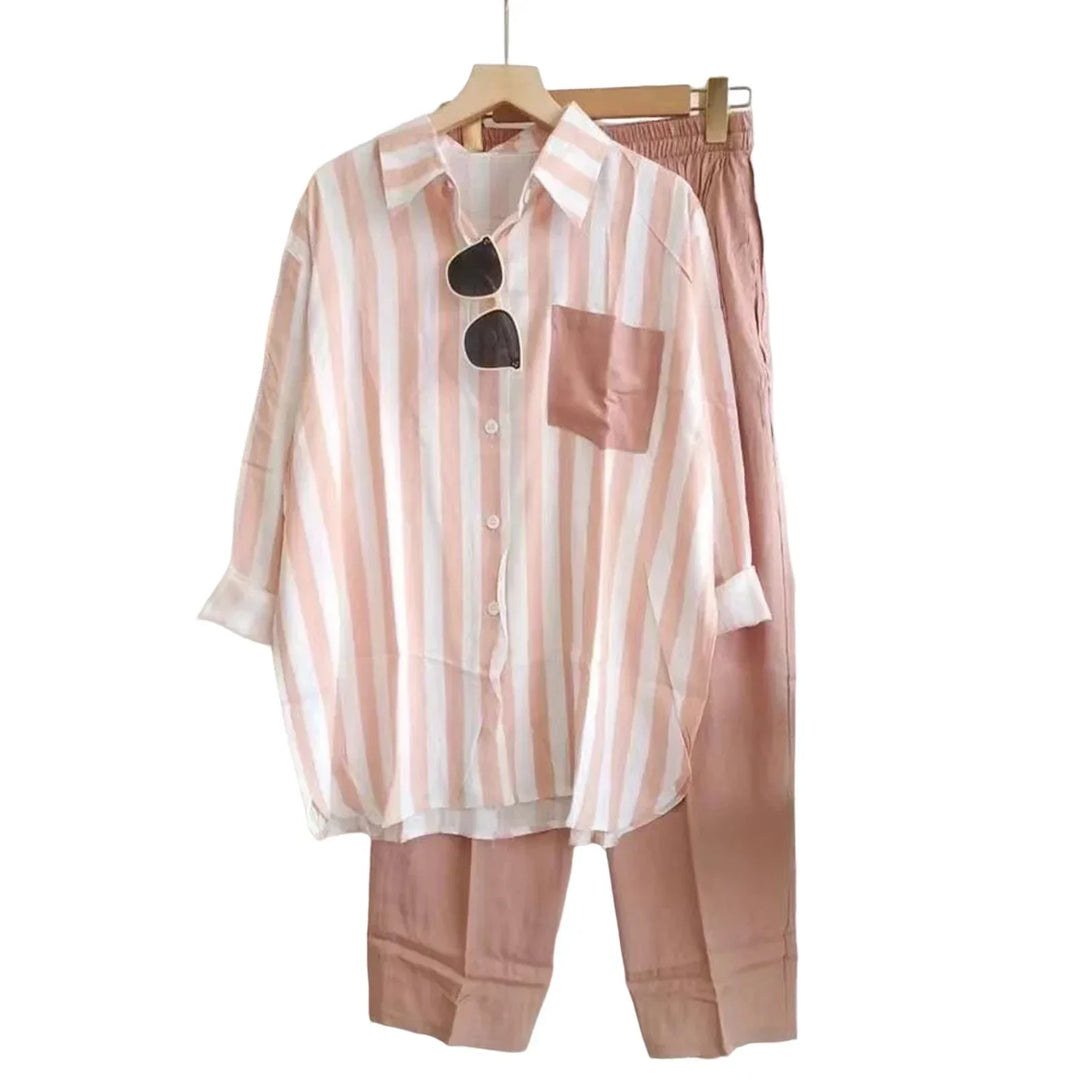 Tweedelige Dames Linnen Zomerset - Zayenne