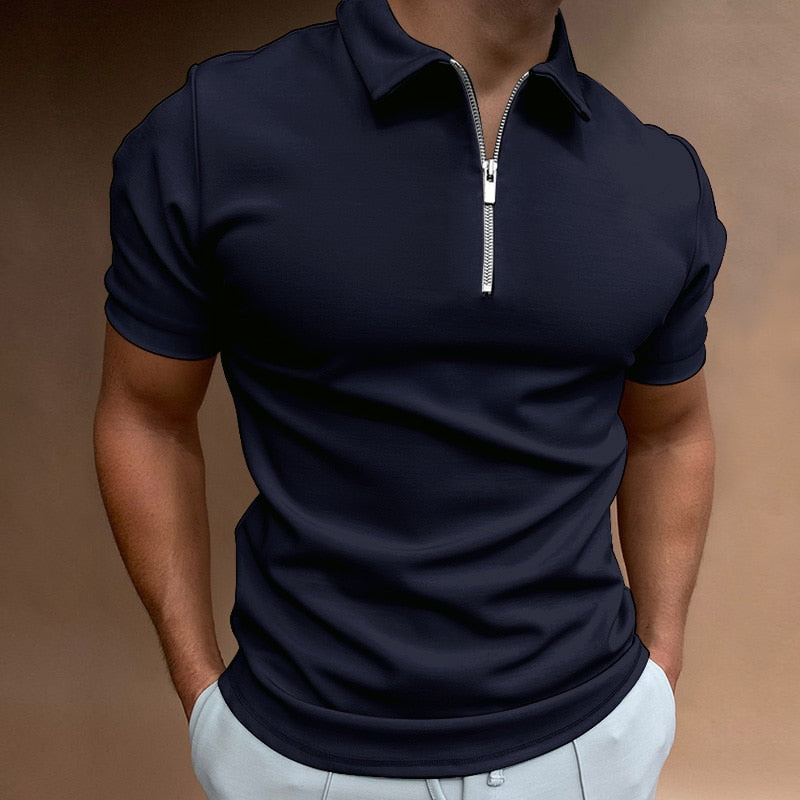 Zip-Up Poloshirt - Oliver