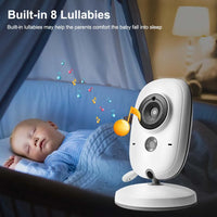 3.5-Inch Video Baby Monitor with Night Vision, Temperature Display and Two-Way Audio