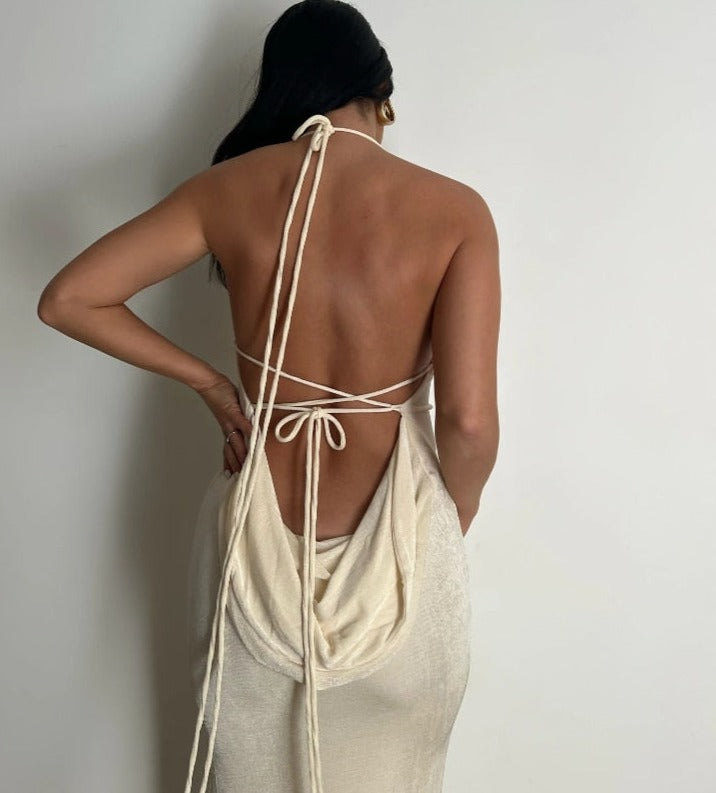 Fayen Low Back Dress | Make a stunning entrance & exit